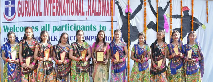 1st position in Gurukul Dance Trophy