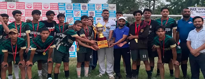 Champions of the RFA  inter school football tournament 2026