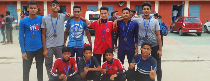 3rd position in CBSE Vollyball Cluster 2019